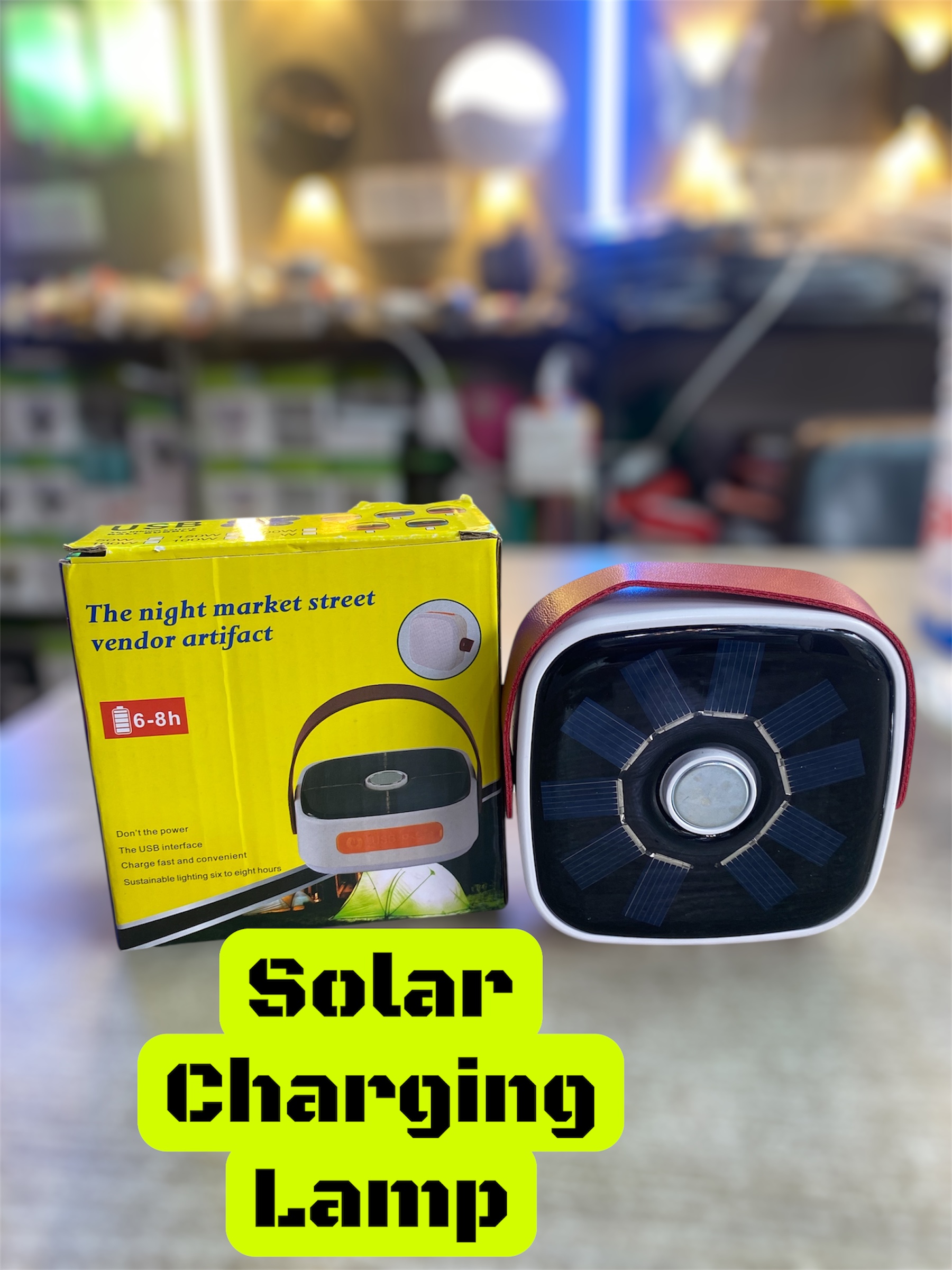 Solar Chargeable Emergency Light (image for) Solar Chargeable Emergency Light